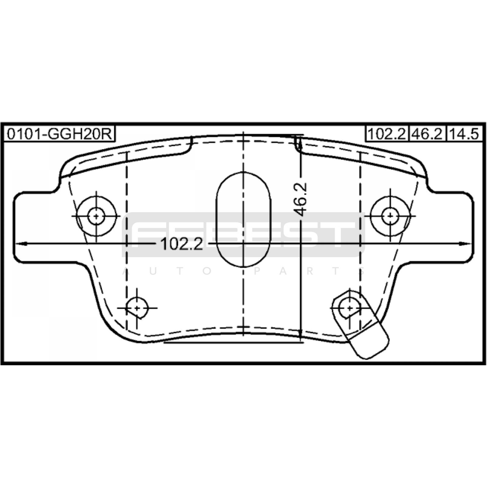 КОЛОДКИ ТОРМОЗНЫЕ TOYOTA PREVIA 2005–2020