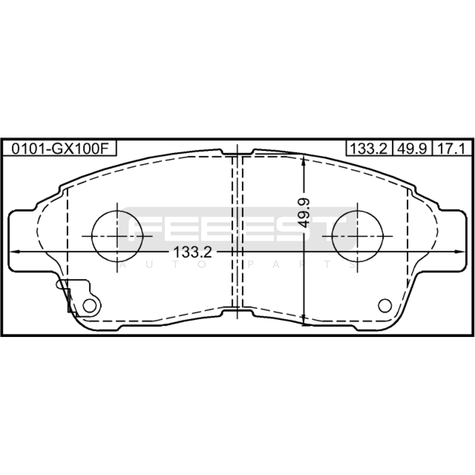 КОЛОДКИ ТОРМОЗНЫЕ LEXUS GS300