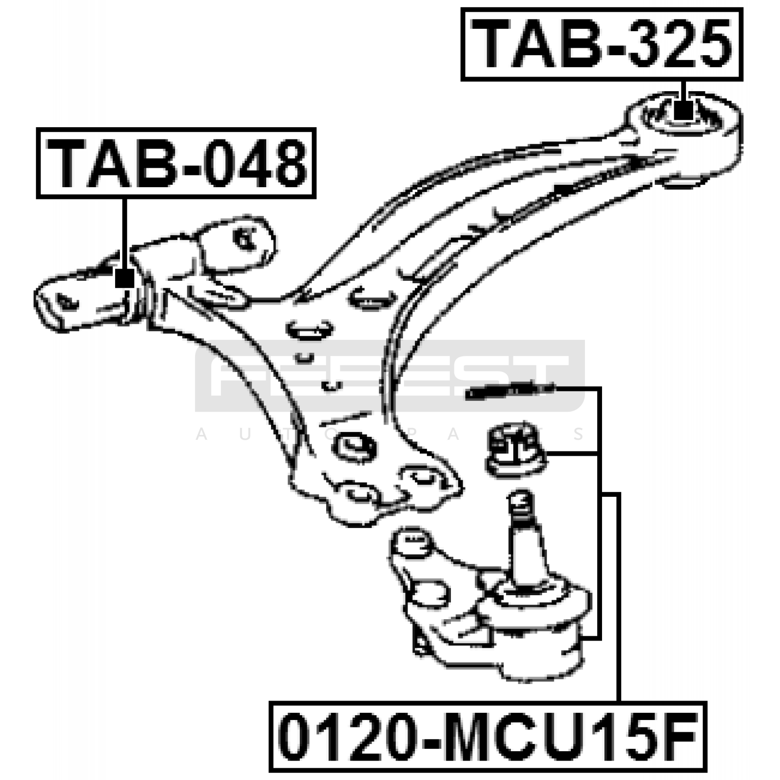 ОПОРА ШАРОВАЯ TOYOTA CAMRY 1991–1996