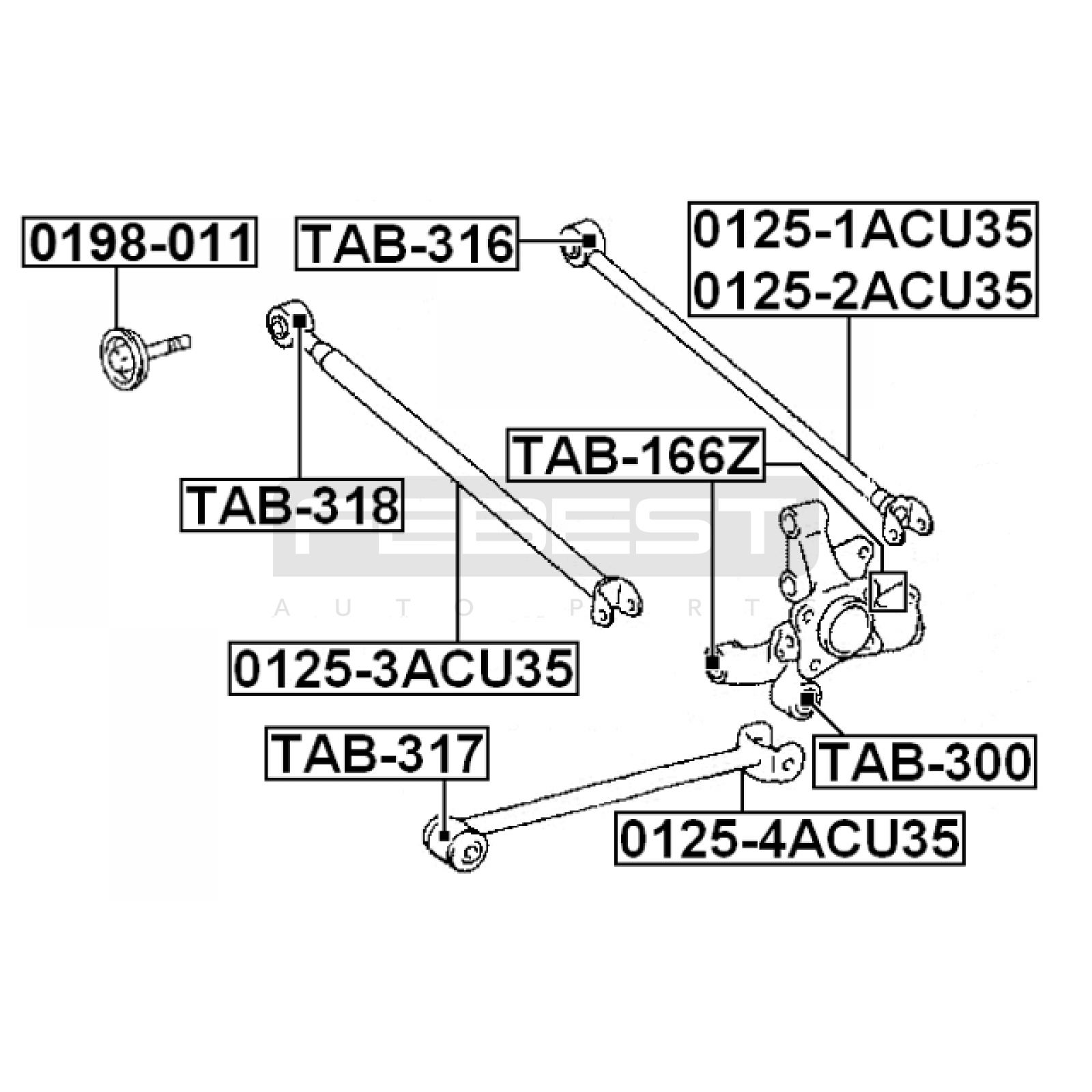 ТЯГА РЕАКТИВНАЯ (ПОПЕРЕЧНАЯ) LEXUS RX350 2006–2009