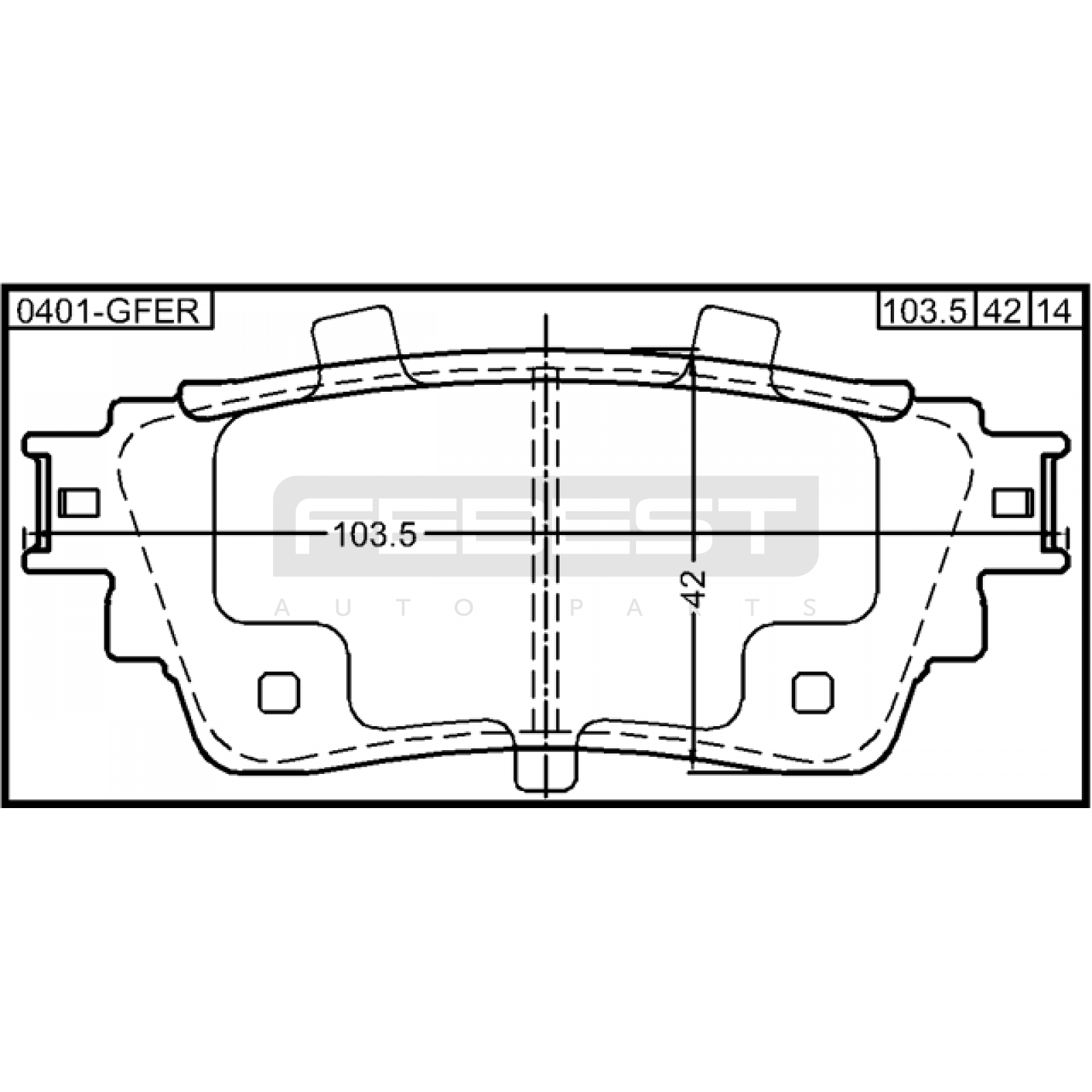 КОЛОДКИ ТОРМОЗНЫЕ MITSUBISHI OUTLANDER 2017–2021