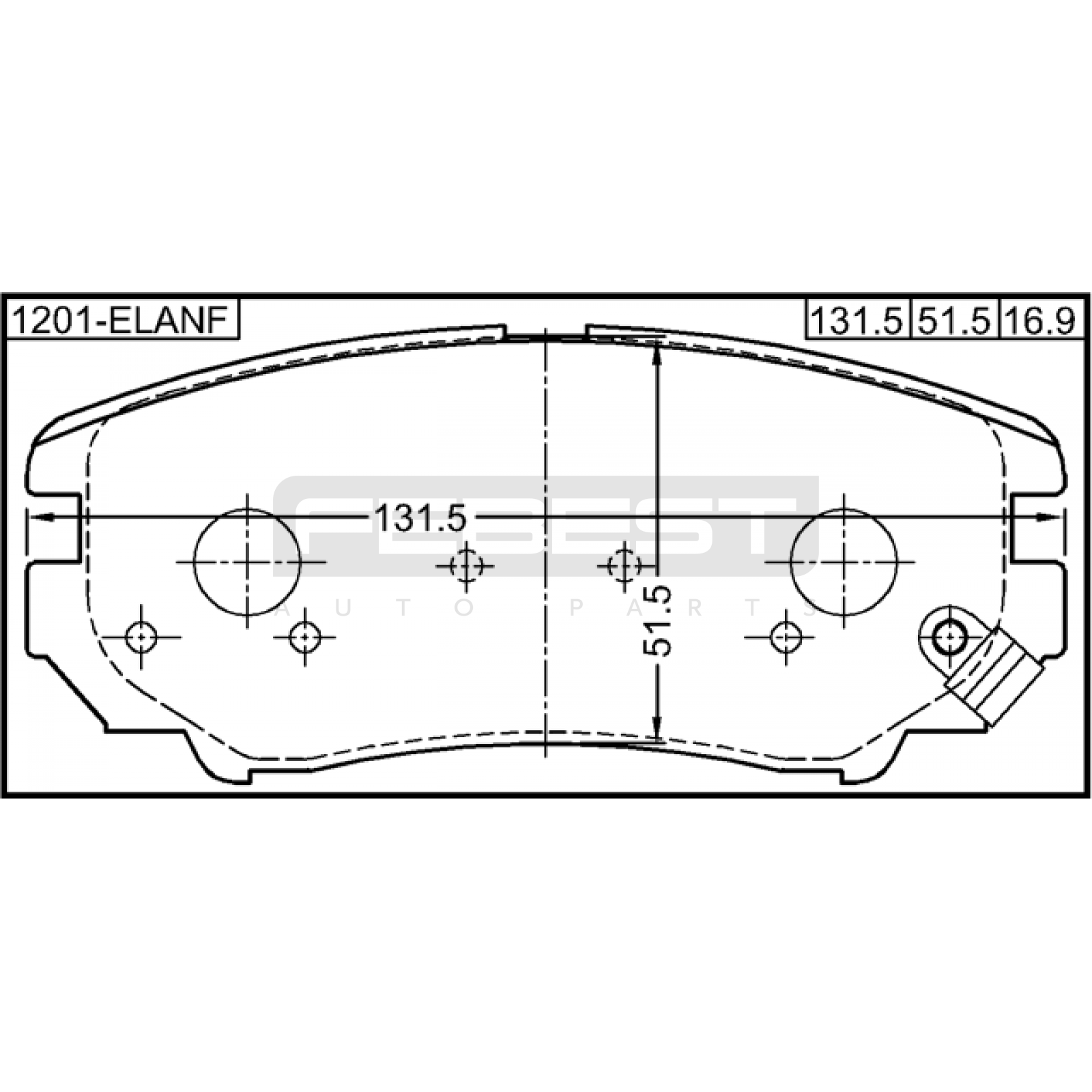 КОЛОДКИ ТОРМОЗНЫЕ HYUNDAI SONATA 2006–2009