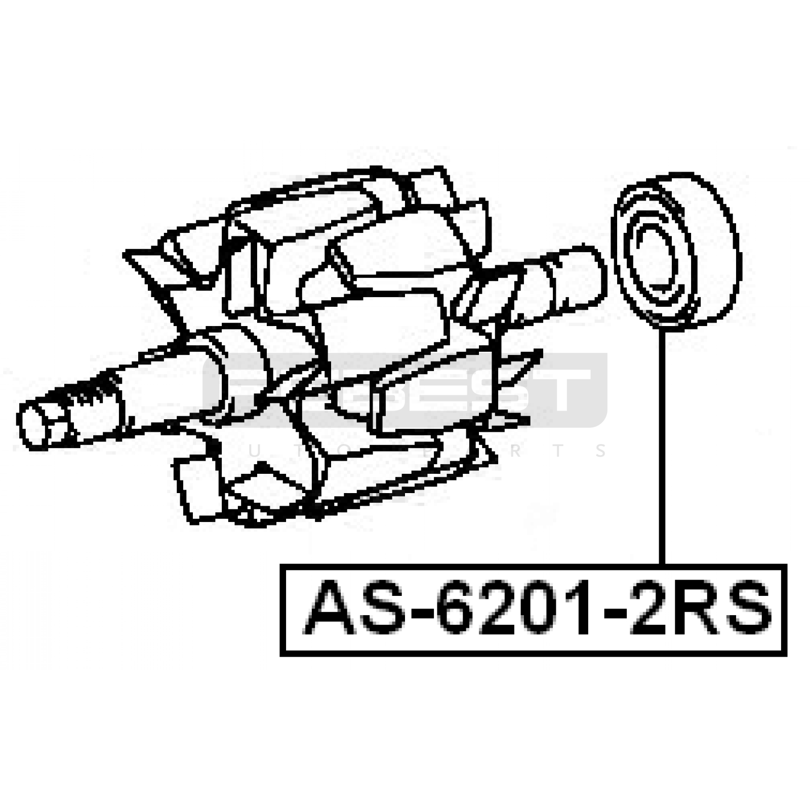 ПОДШИПНИК TOYOTA HILUX 2006–2015