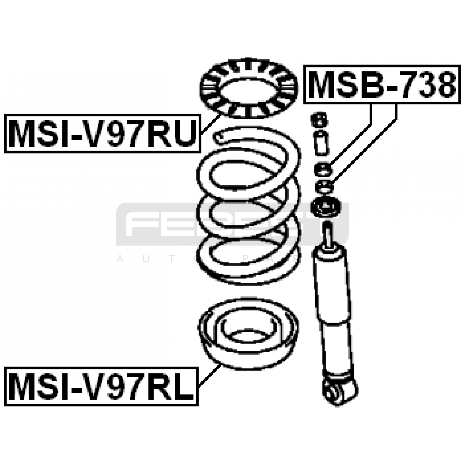 ПОДУШКА УДАРНАЯ (ОТБОЙНИК) № MR418160