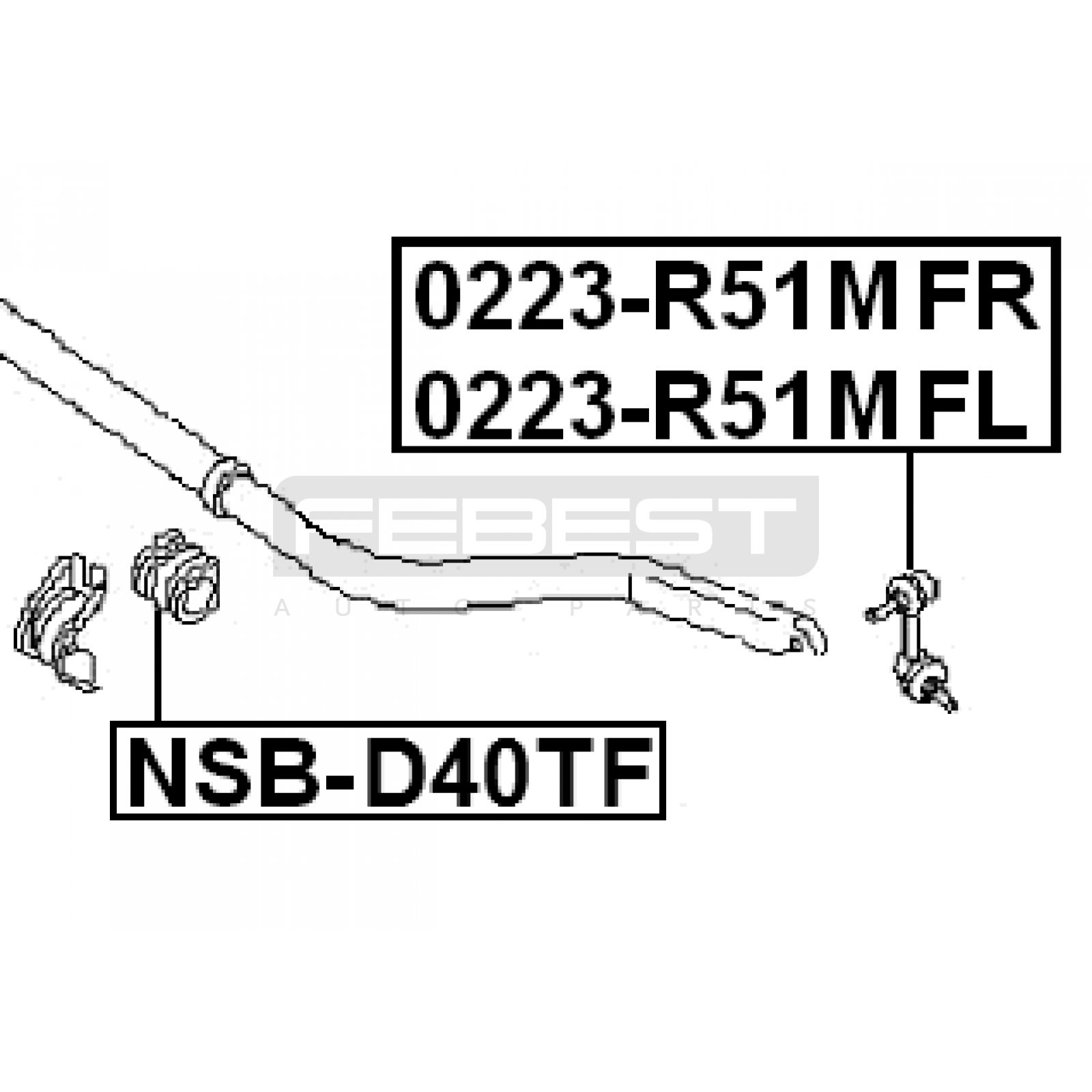 ВТУЛКА (САЙЛЕНТБЛОК) ПОДВЕСКИ NISSAN NAVARA 2005–2013