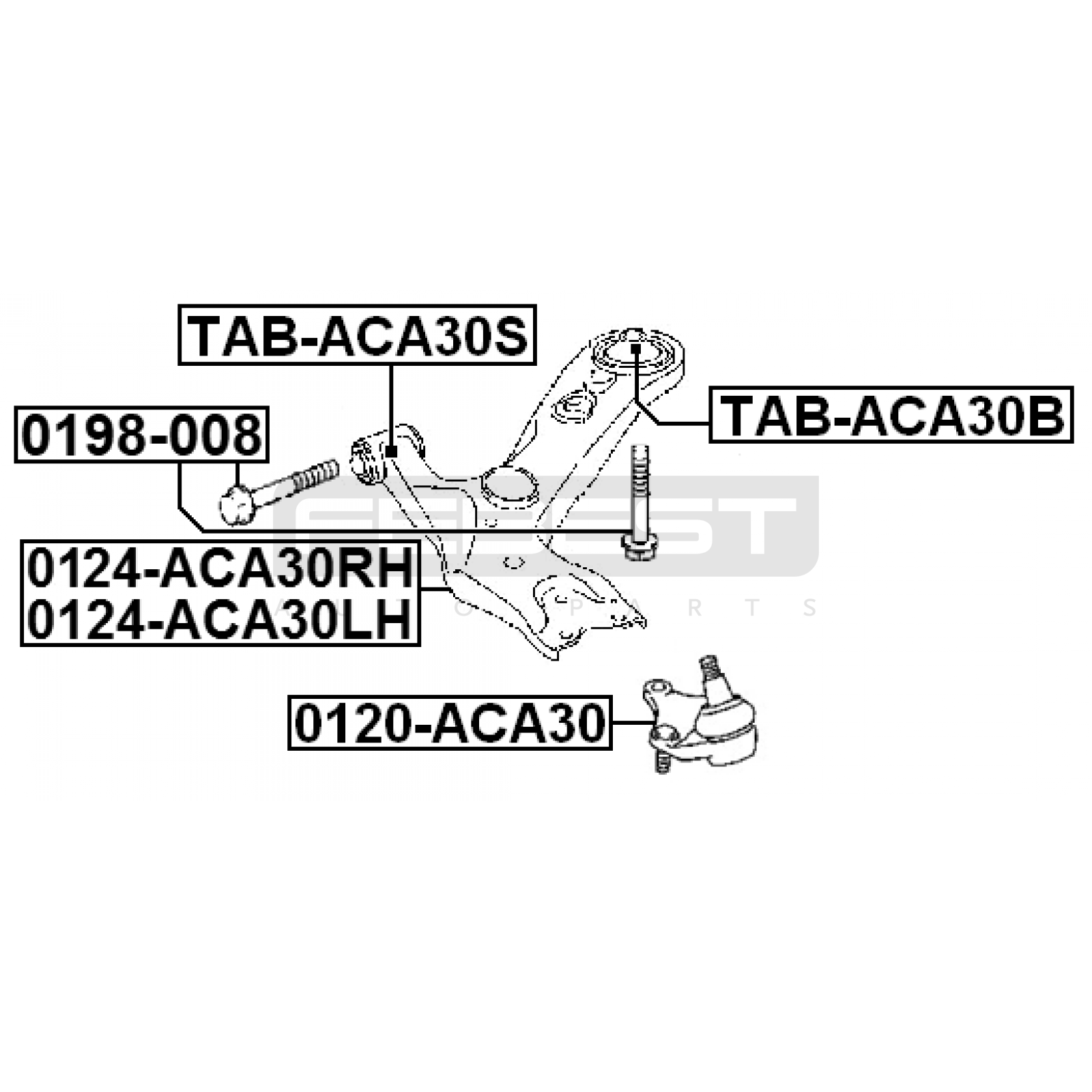 ВТУЛКА (САЙЛЕНТБЛОК) ПОДВЕСКИ TOYOTA RAV4