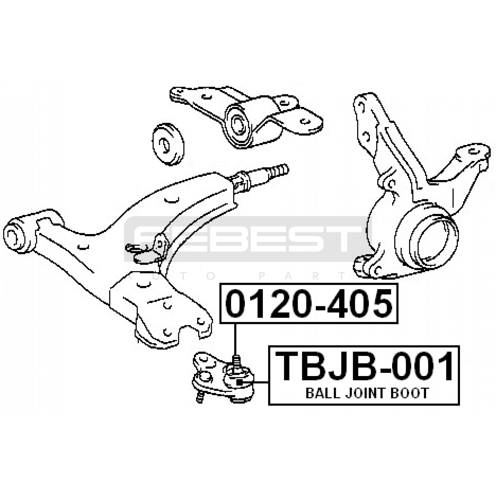 ТЯГА РУЛЕВАЯ TOYOTA CARINA E 1992–1998