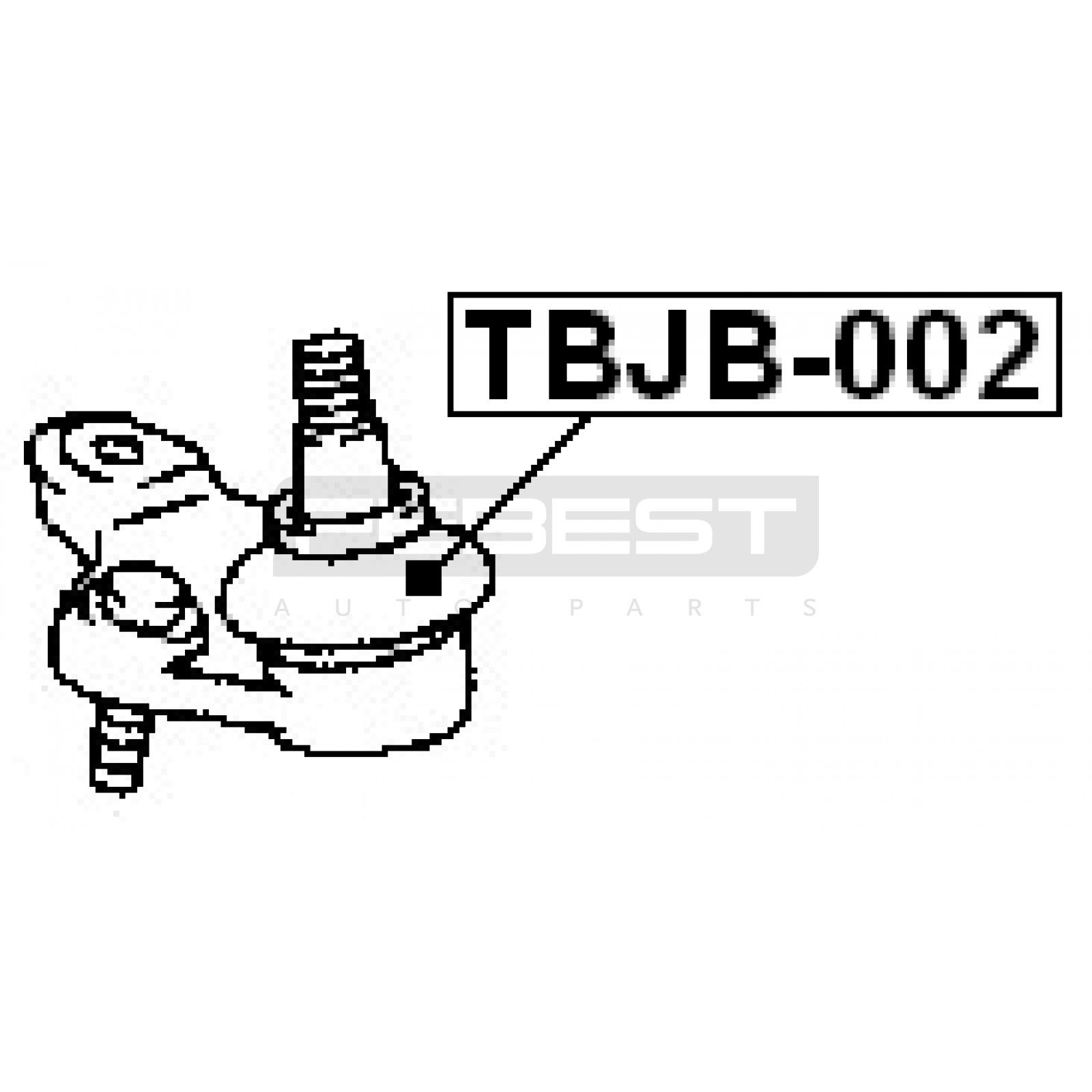 ОПОРА ШАРОВАЯ № 43330-29145
