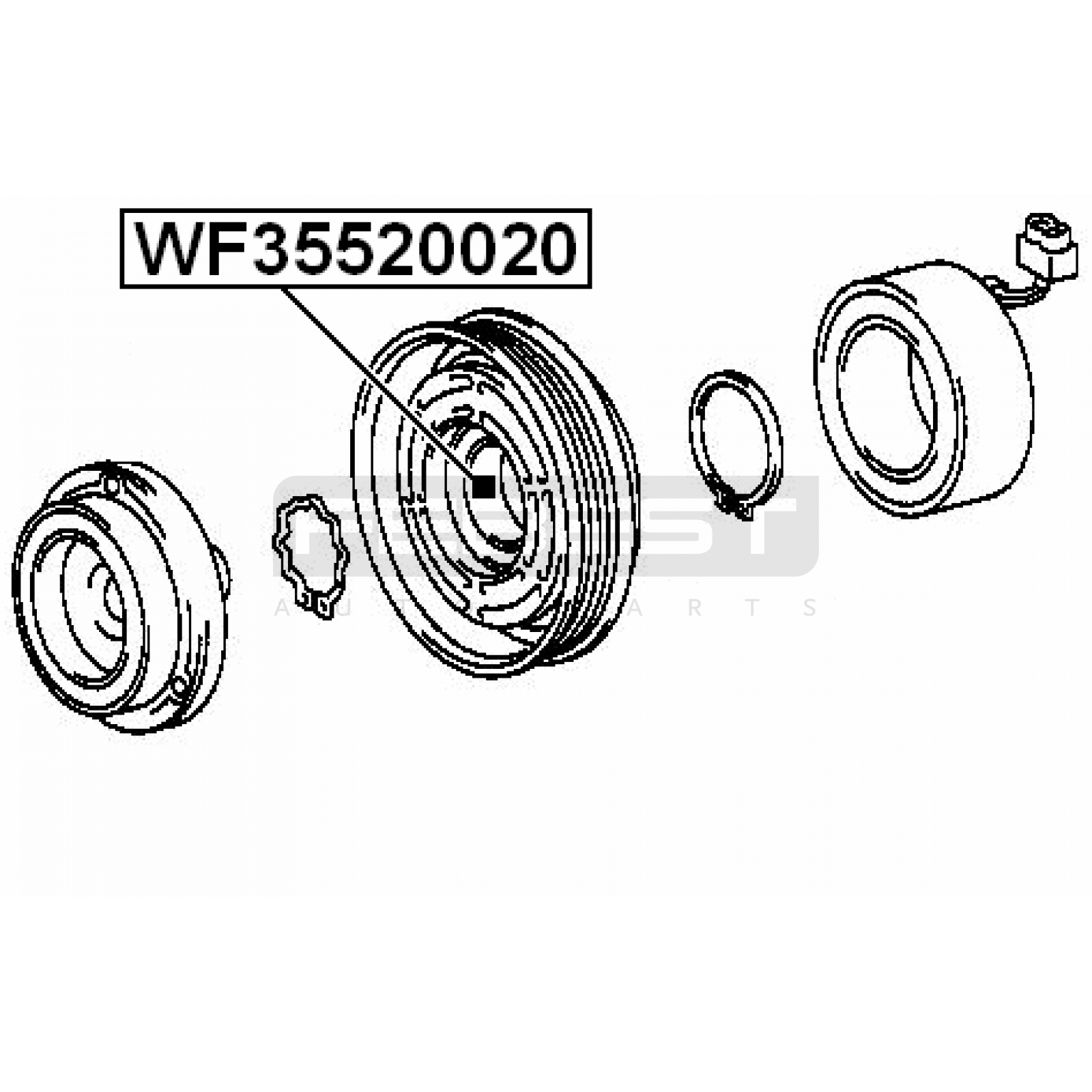 ПОДШИПНИК 10*26*8