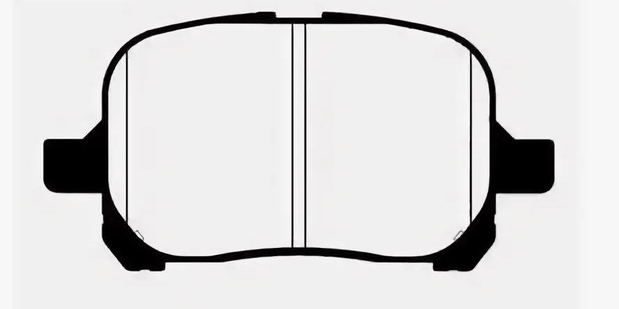 КОЛОДКИ ТОРМОЗНЫЕ TOYOTA AVALON
